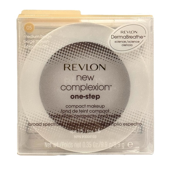 Revlon New Complexion One-Step Compact Makeup SPF 15 Medium Beige 05 EXP 2024 - Picture 1 of 4